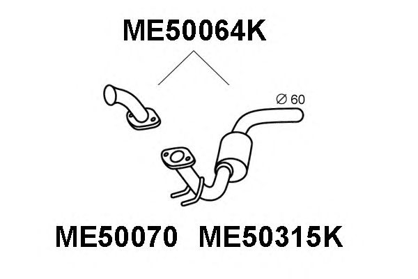 Katalizatör ME50064K