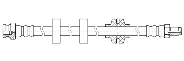 Tubo flexible de frenos G1901.81