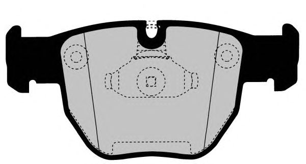 Комплект тормозных колодок, дисковый тормоз PA1566