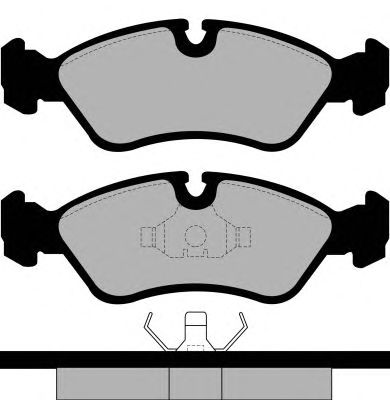Комплект тормозных колодок, дисковый тормоз PA511