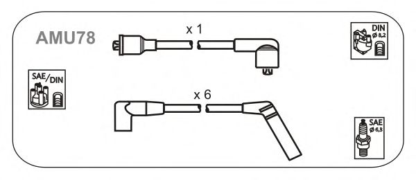 Ignition Cable Kit AMU78