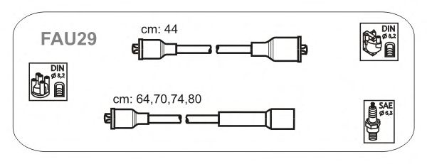 Ignition Cable Kit FAU29