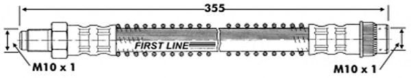 Tubo flexible de frenos FBH6254