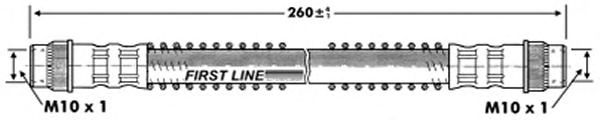 Tubo flexible de frenos FBH6746