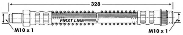 Tubo flexible de frenos FBH6768