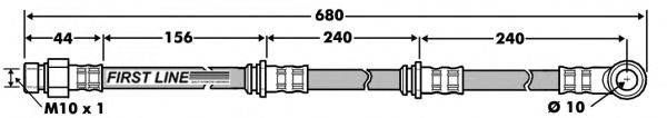 Tubo flexible de frenos FBH7503
