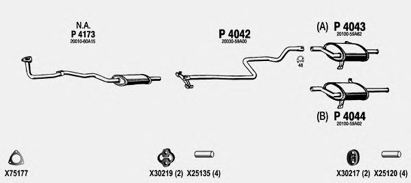 Exhaust System NI153
