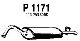 Silenciador posterior P1171