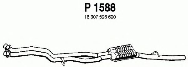Mittelschalldämpfer P1588