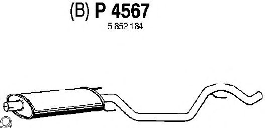 Middendemper P4567
