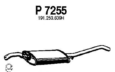 Silenciador posterior P7255