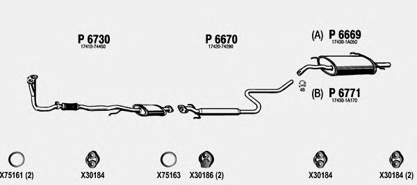 Exhaust System TO031