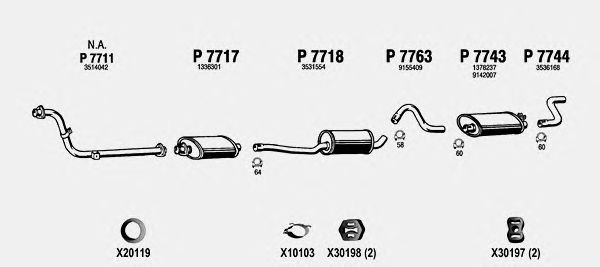 Exhaust System VO103