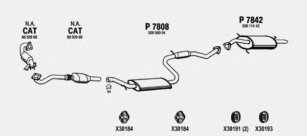 Exhaust System VO610
