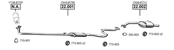 Exhaust System DH220200