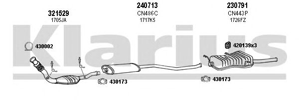 Exhaust System 180561E