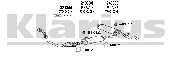 Exhaust System 720813E