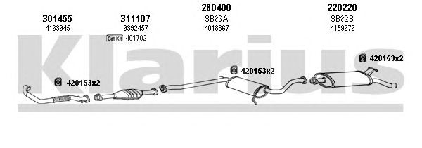 Exhaust System 750164E