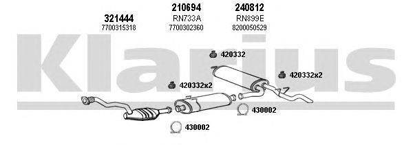 Exhaust System 721019E