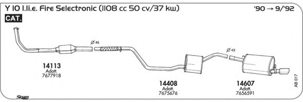 Exhaust System AB017