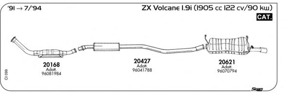 Exhaust System CI099
