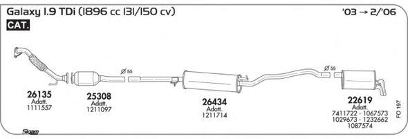 Exhaust System FO197