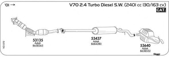 Exhaust System VO072