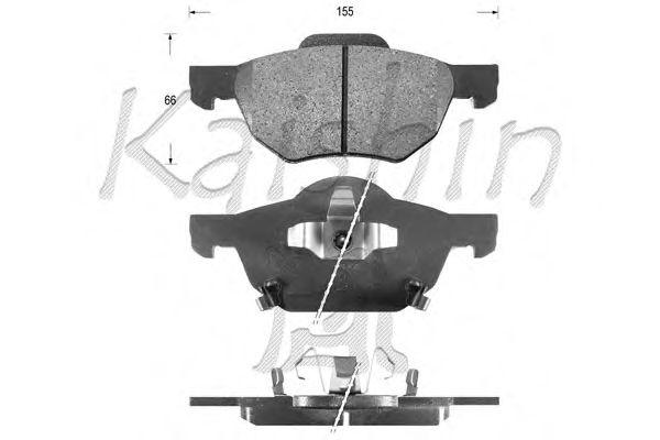Brake Pad Set, disc brake FK5125