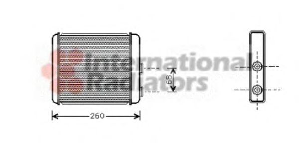 Permutador de calor, aquecimento do habitáculo 37006259