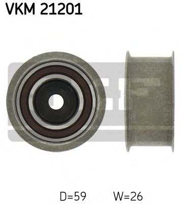 Deflection/Guide Pulley, timing belt VKM 21201