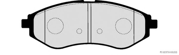 Комплект тормозных колодок, дисковый тормоз J3600911