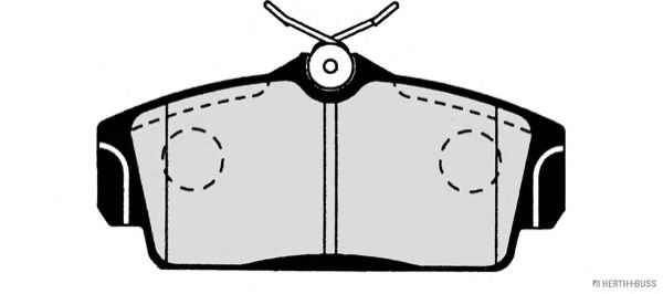 Комплект тормозных колодок, дисковый тормоз J3601068