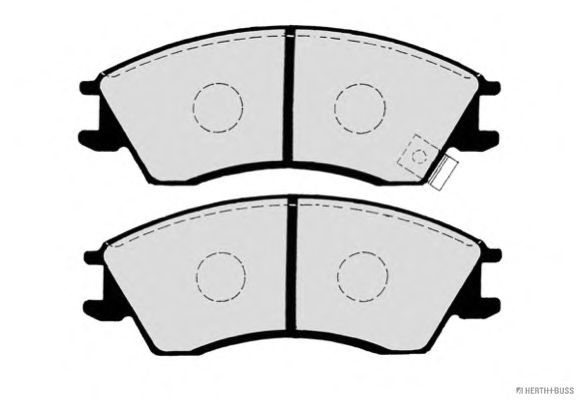 Brake Pad Set, disc brake J3607006