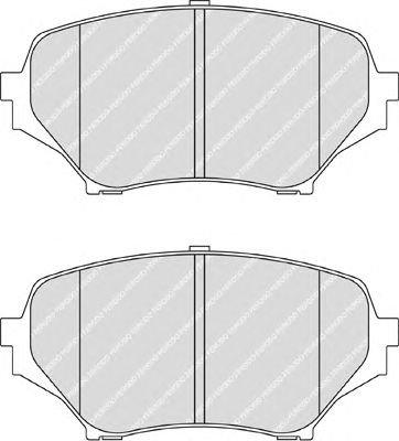 Комплект тормозных колодок, дисковый тормоз FSL1893
