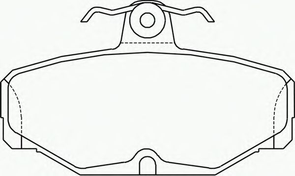 Комплект тормозных колодок, дисковый тормоз P 24 018