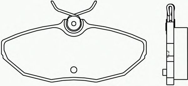 Комплект тормозных колодок, дисковый тормоз P 36 013