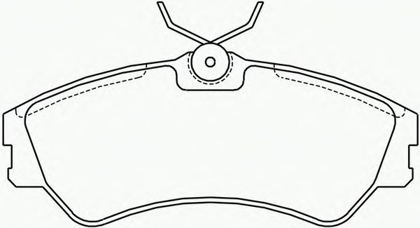 Комплект тормозных колодок, дисковый тормоз P 85 028