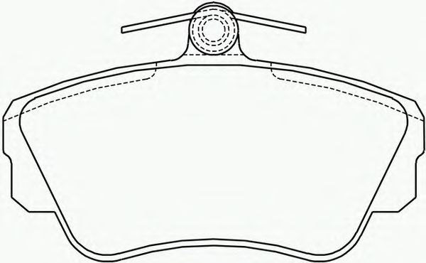 Комплект тормозных колодок, дисковый тормоз P 86 010