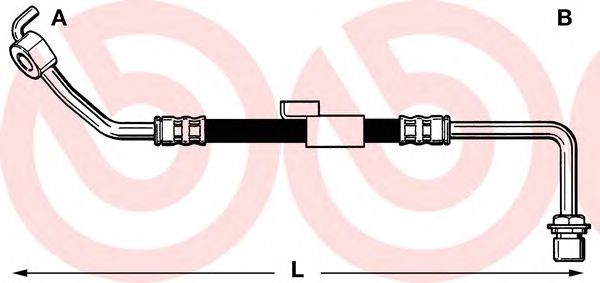 Tubo flexível de travão T 24 010