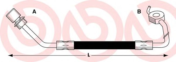 Tubo flexible de frenos T 24 014