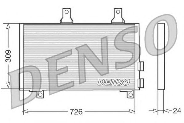 Condenser, air conditioning DCN11003