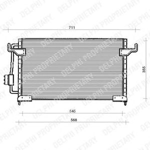 Condensator, airconditioning TSP0225120