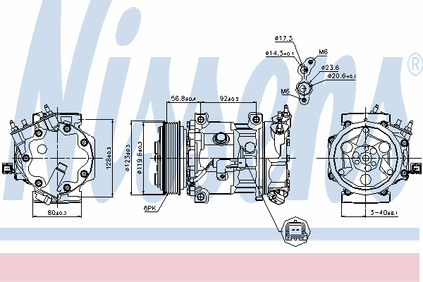 Compressor, airconditioning 89067