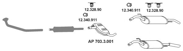 Avgassystem AP_2428
