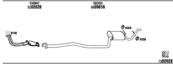 Exhaust System FO20102A