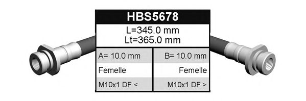 Тормозной шланг BFH5678
