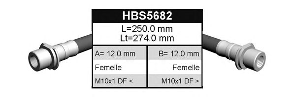 Flessibile del freno BFH5682
