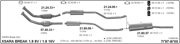 Exhaust System 514000189