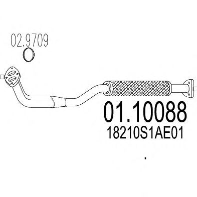 Exhaust Pipe 01.10088