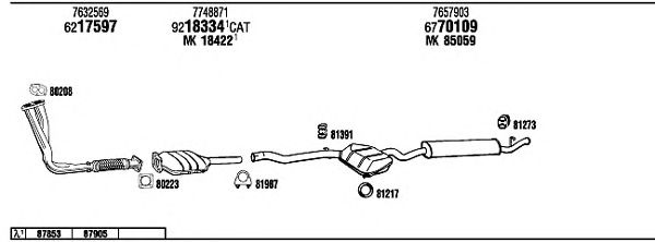 Exhaust System FI55035
